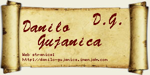 Danilo Gujanica vizit kartica